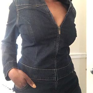 Rare Vintage Fubu denim jumpsuit